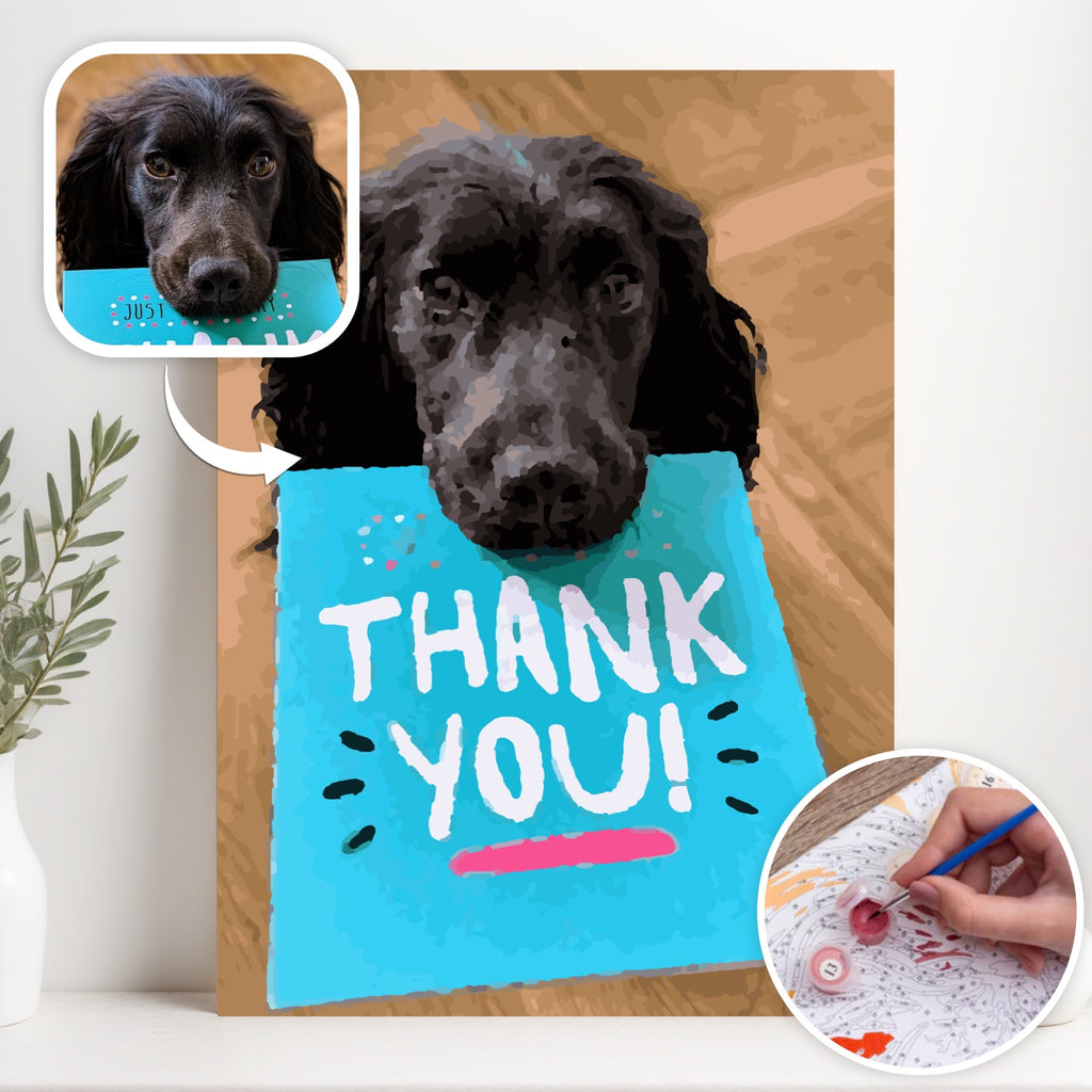 Paint My Pet by Numbers - Personalized Pet Portraits
