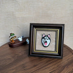 Customized Plaster Pet Sculpture with Magnet – Personalized Cat or Dog Keepsake for Car, Fridge, Frame