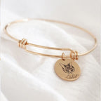 Personalized Pet Portrait Bangle(Deep Engraved)