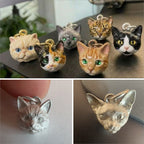 Custom 3D Pet Portrait Pendant