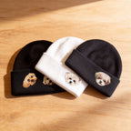 🧵 Custom Pet Portrait Wool Beanie – Hand-Felted Needle Art Hat