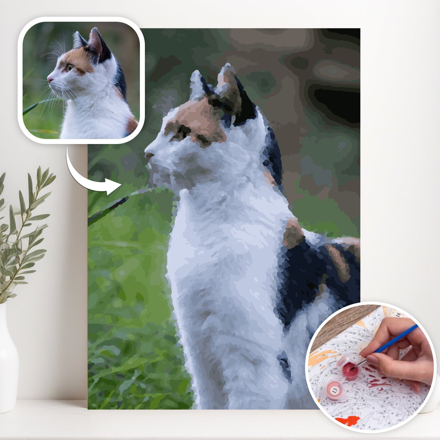 Paint My Pet by Numbers - Personalized Pet Portraits