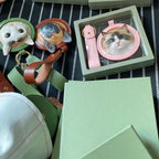 Handmade Leather Pet Portrait Keychain – Custom Dog or Cat Face Charm – A Meaningful Memorial Gift for Pet Lovers