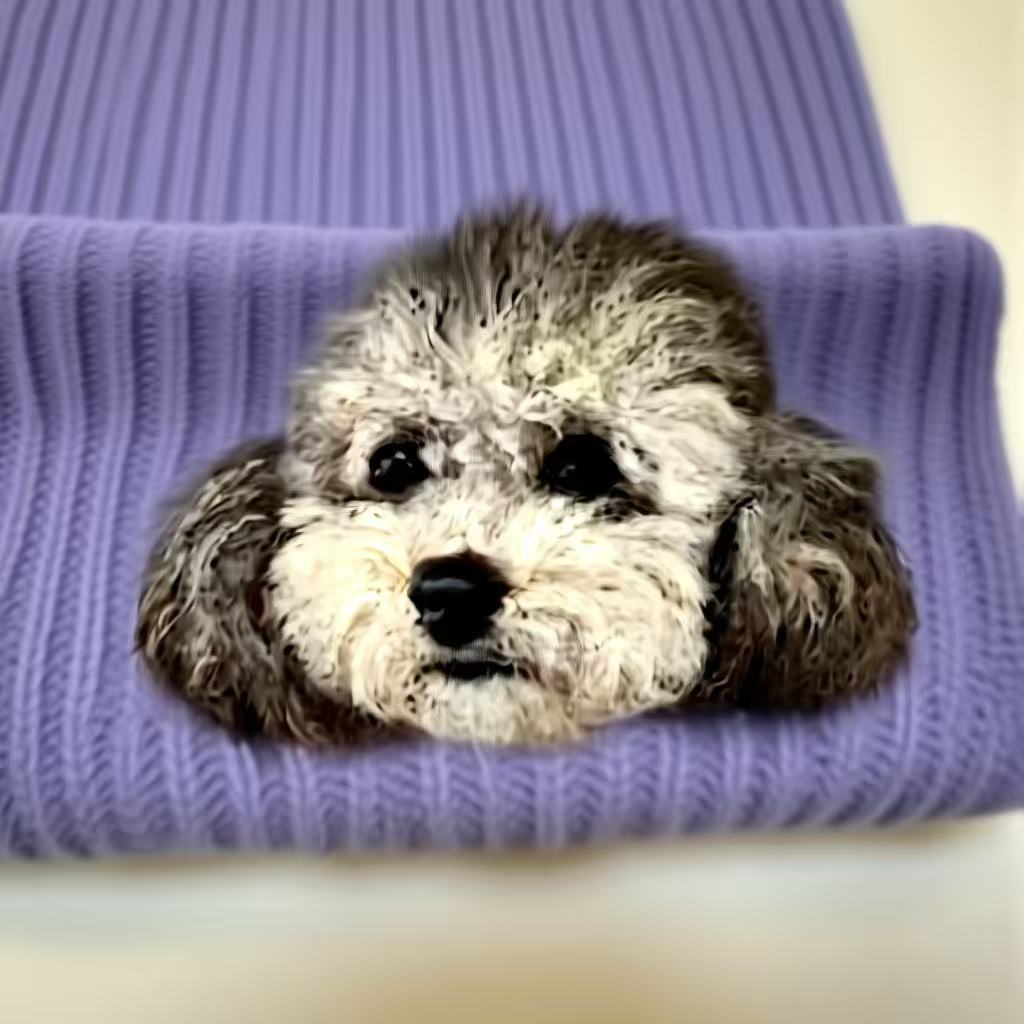 🧵 Custom Pet Portrait Wool Beanie – Hand-Felted Needle Art Hat
